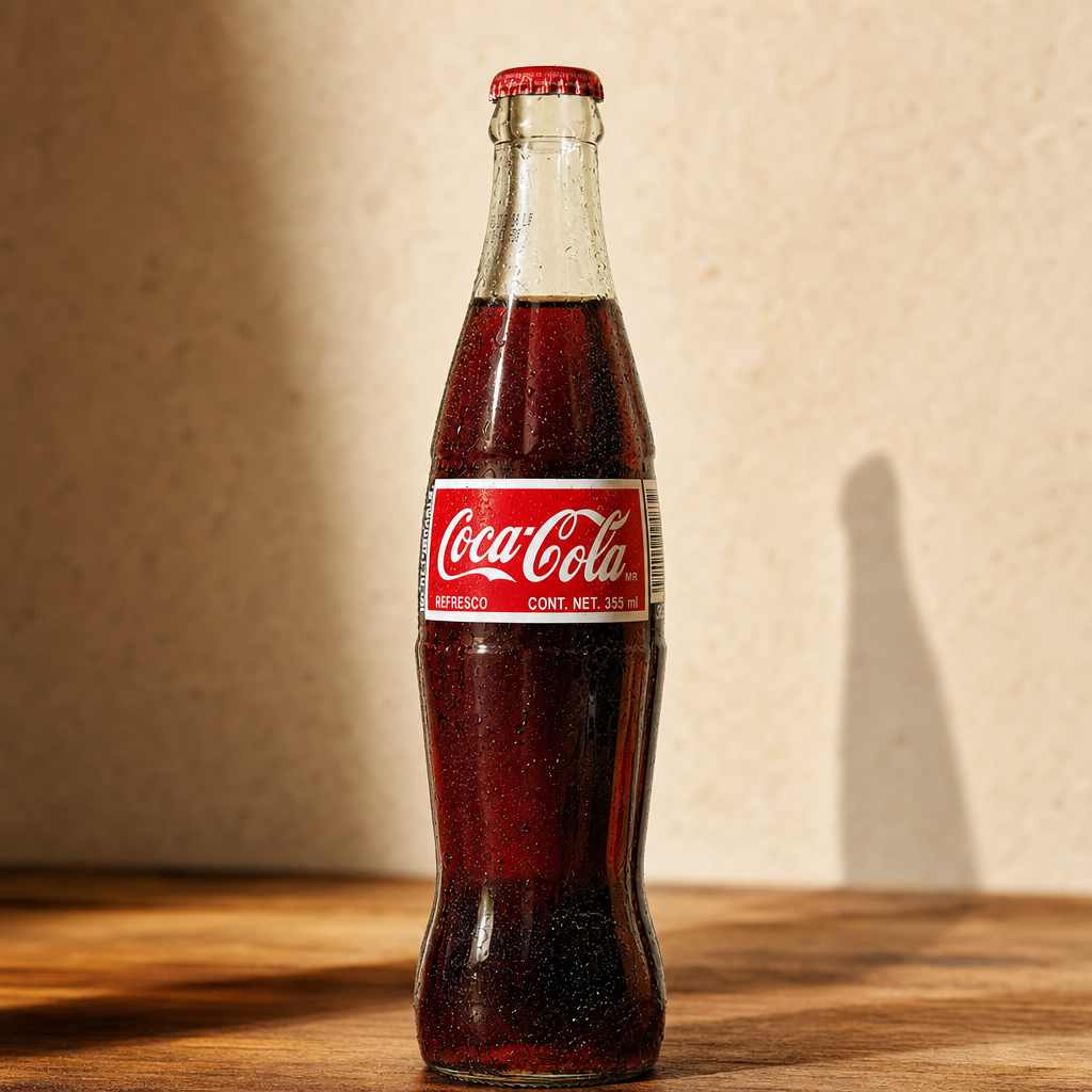 BOTTLE OF MEXICAN COKE.