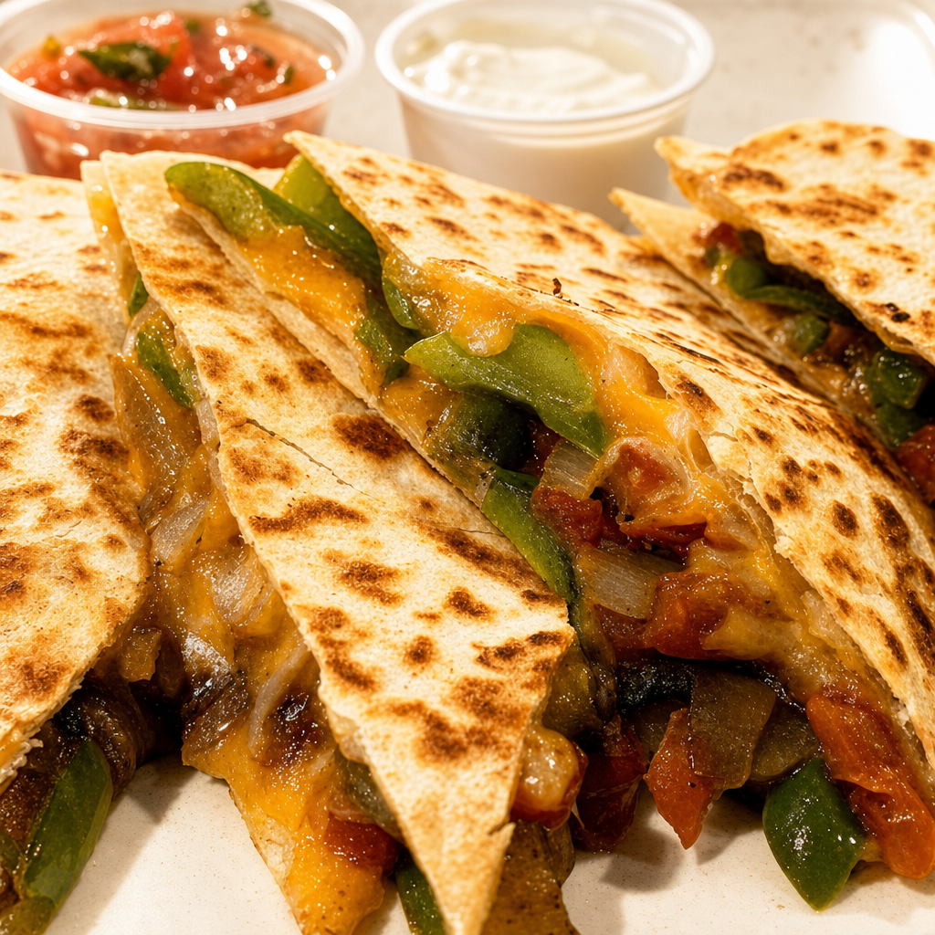 VEGGIE QUESADILLA.