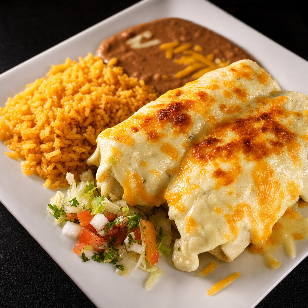 CHICKEN ENCHILADA.