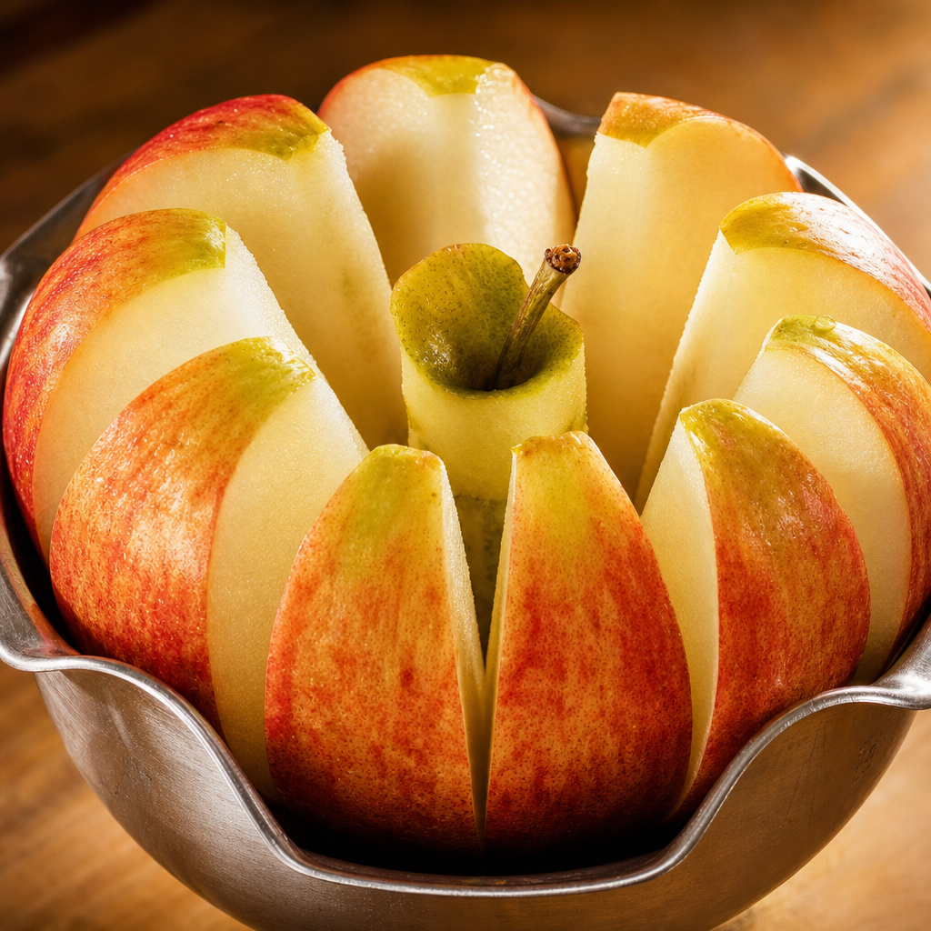 SLICED APPLES.