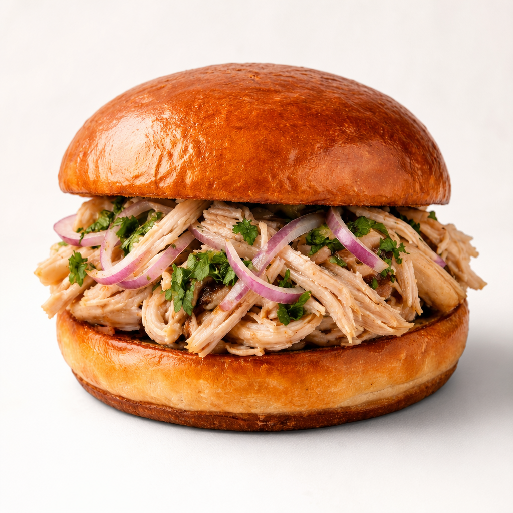 2. Pluma's Rotisserie Sandwich.