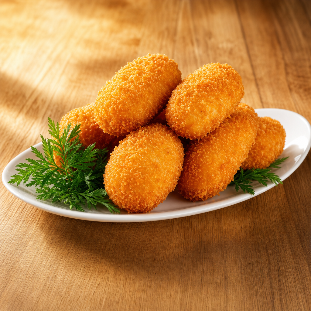 6. Chicken Croquettes.