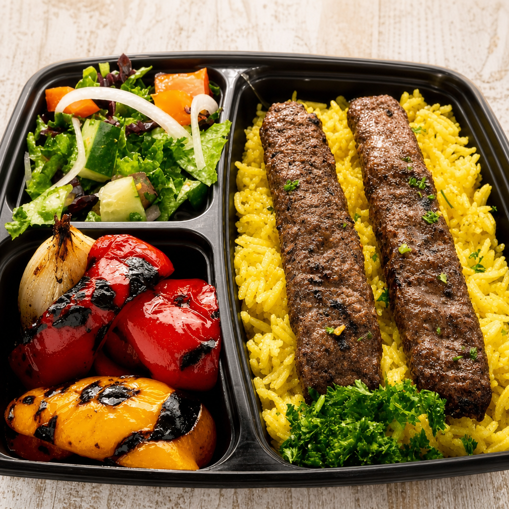 Kifta Kabab Platter.