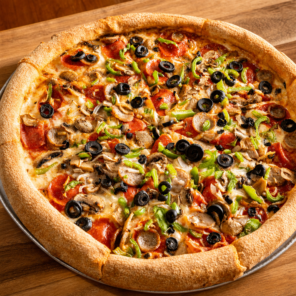 Davie's Best Deluxe Pizza