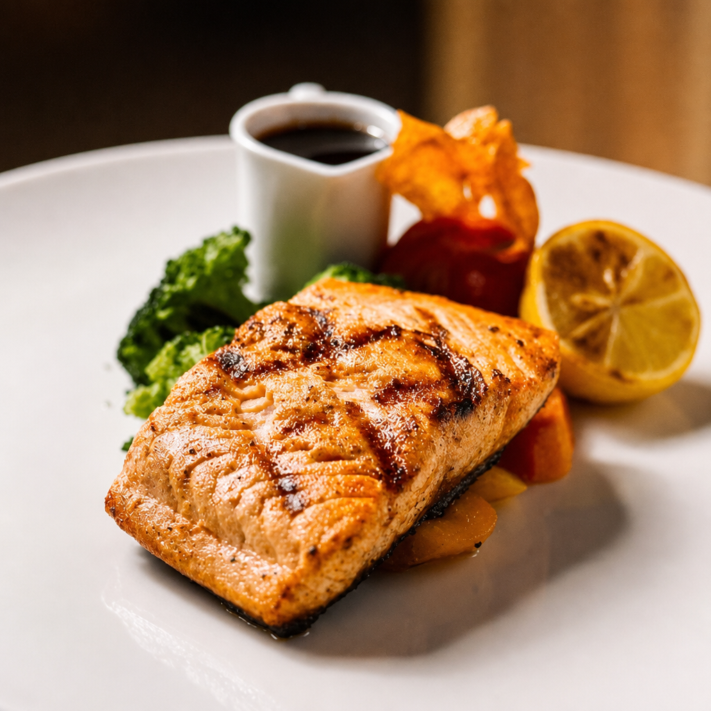 Barbecue Salmon.