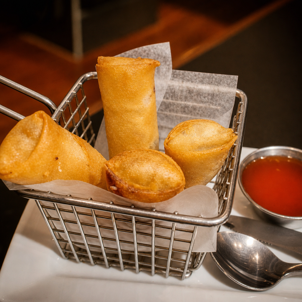 Crispy Spring Rolls.