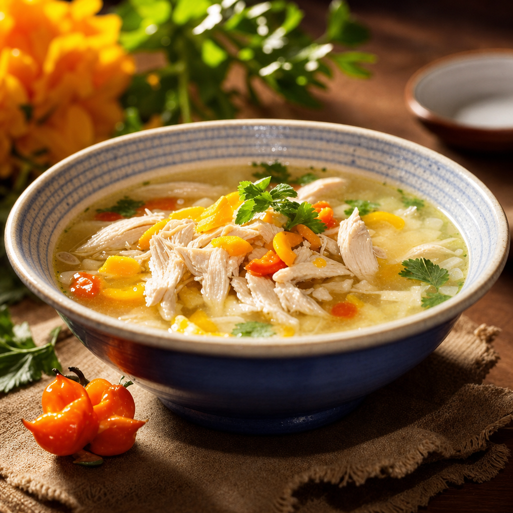 Hot & Sour Chicken Soup.