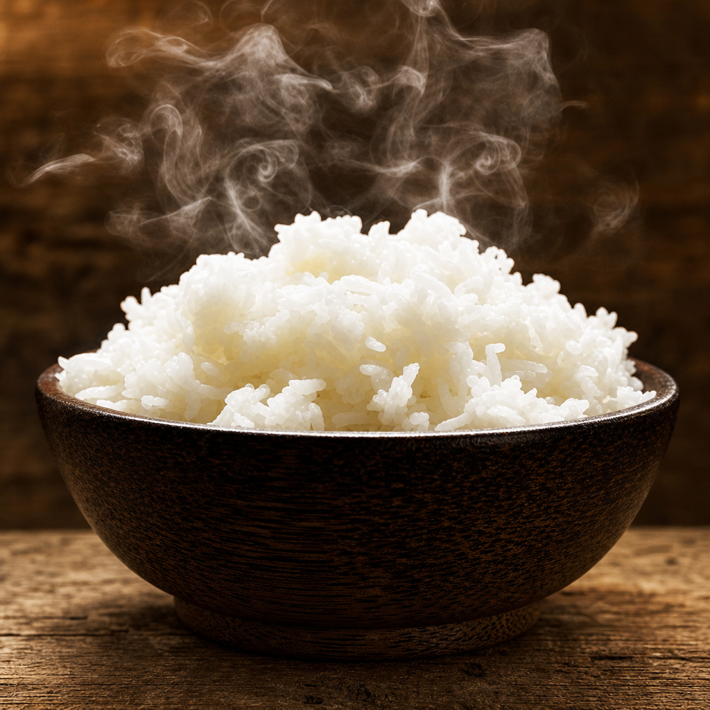 Steam Jasmine Rice.