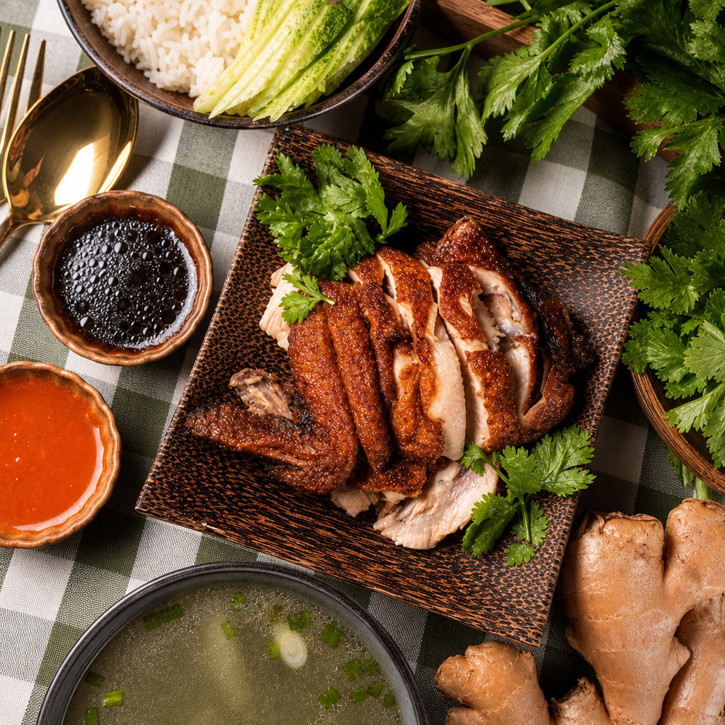 Barbecue Roasted Duck.
