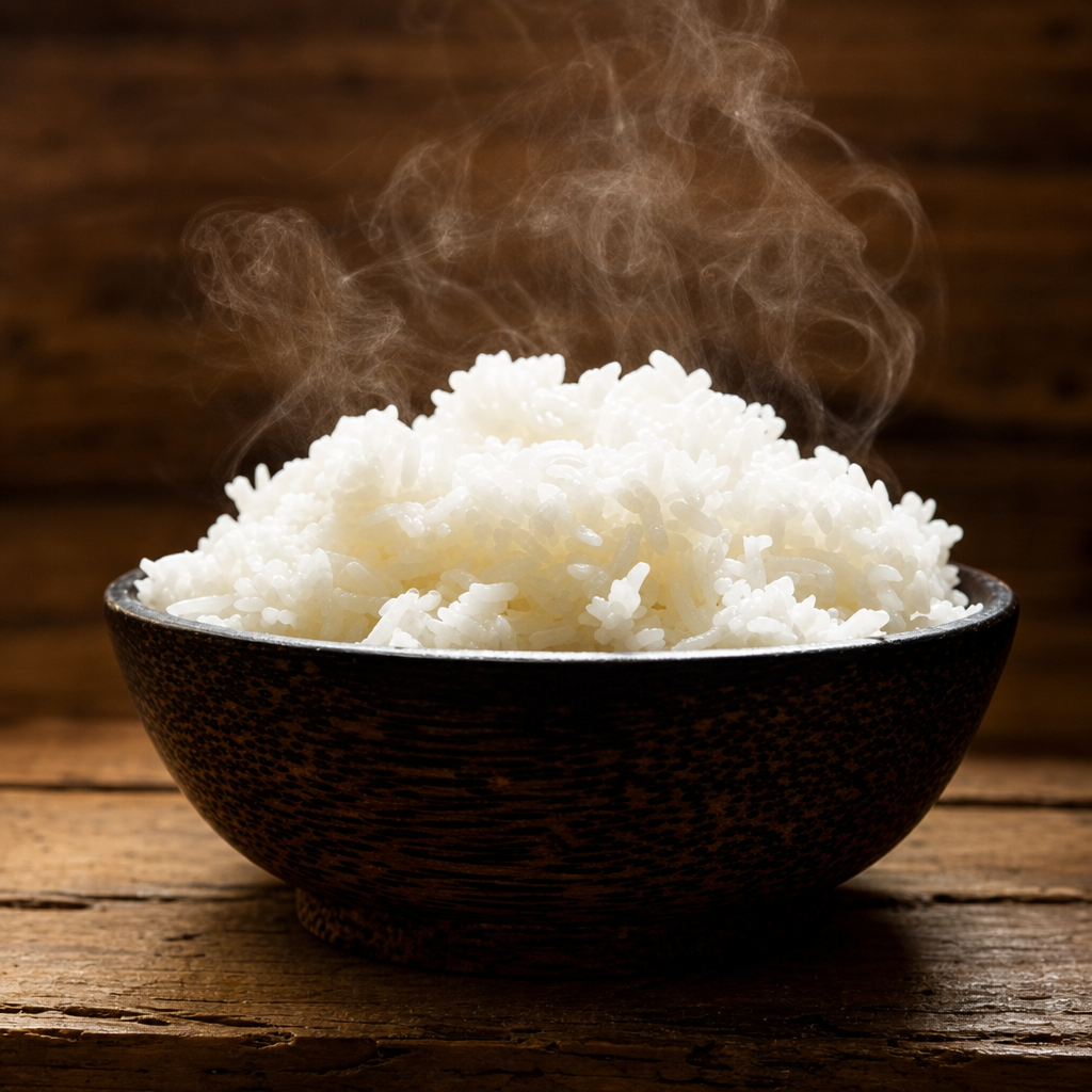 Steam Jasmine Rice.
