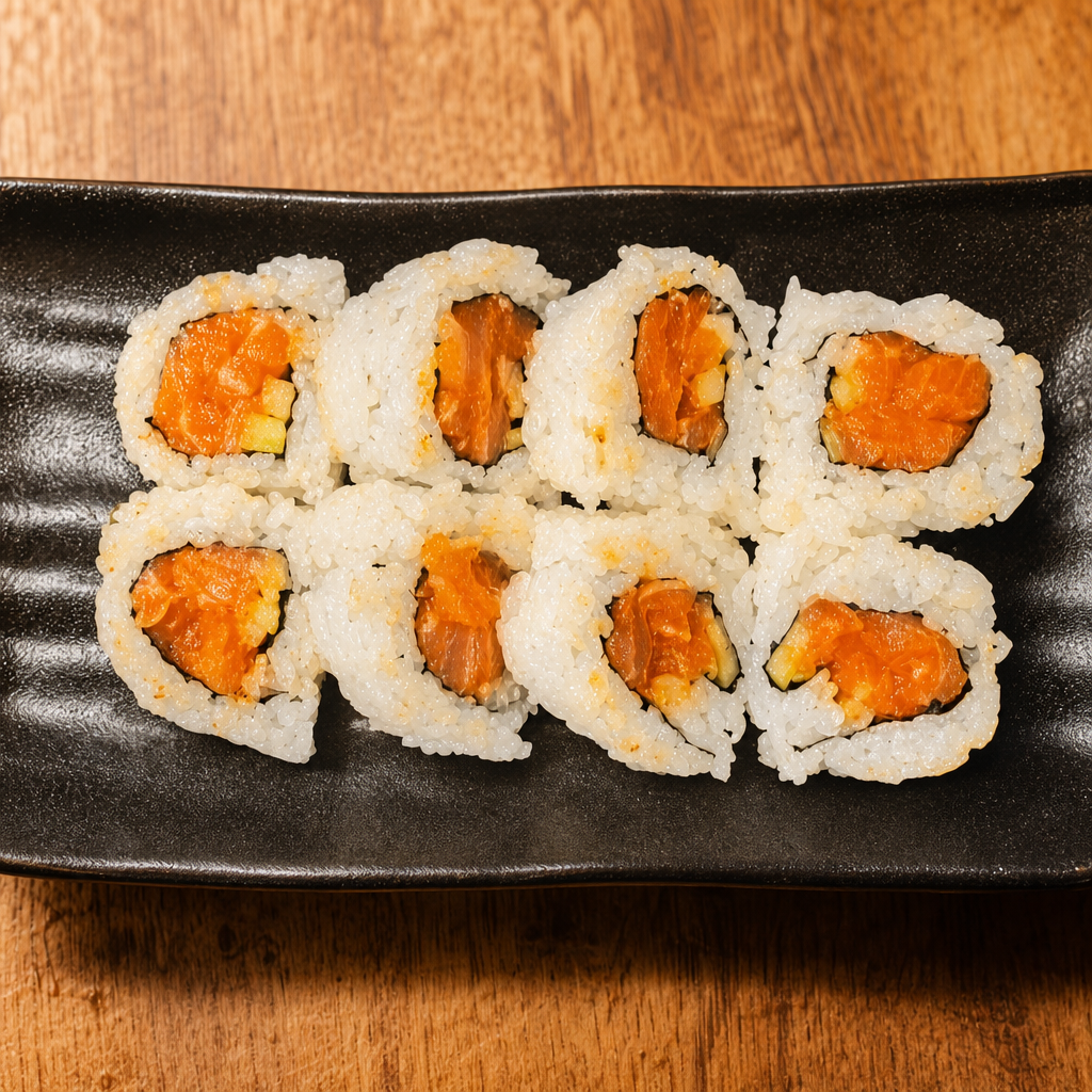 Spicy Salmon Roll (8).