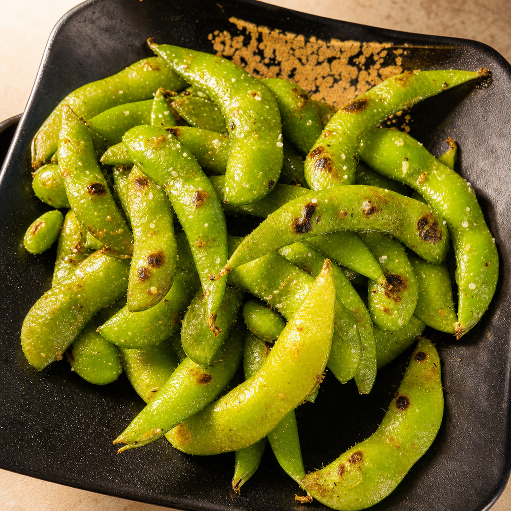 Garlic Butter Edamame.