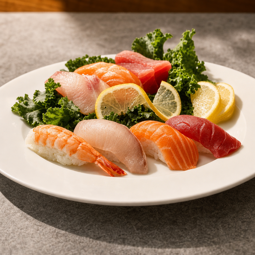 Small Sushi & Sashimi Platter.