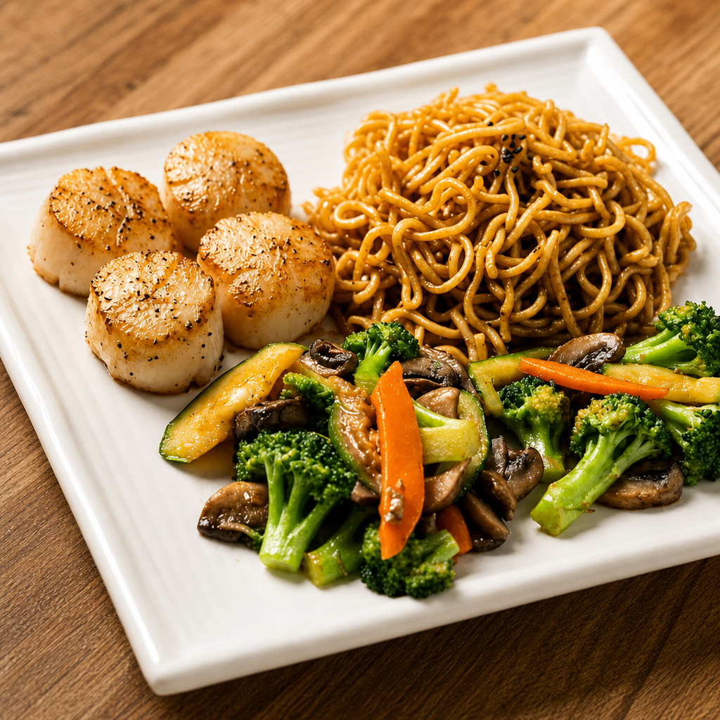 Scallop Hibachi (Lunch).