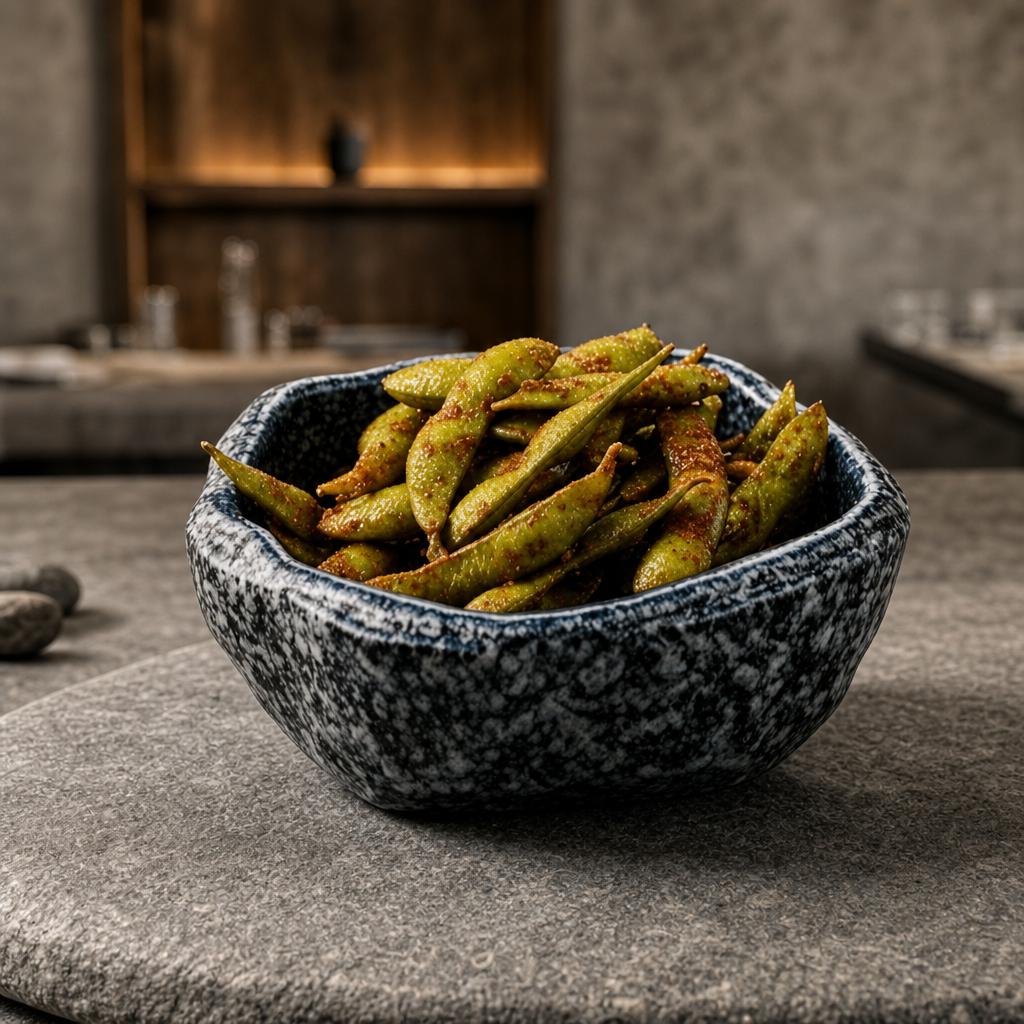 Spicy Edamame.
