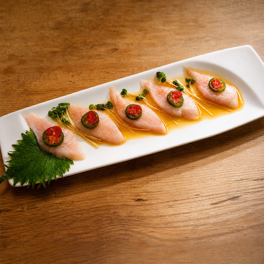 Yellowtail Carpaccio.