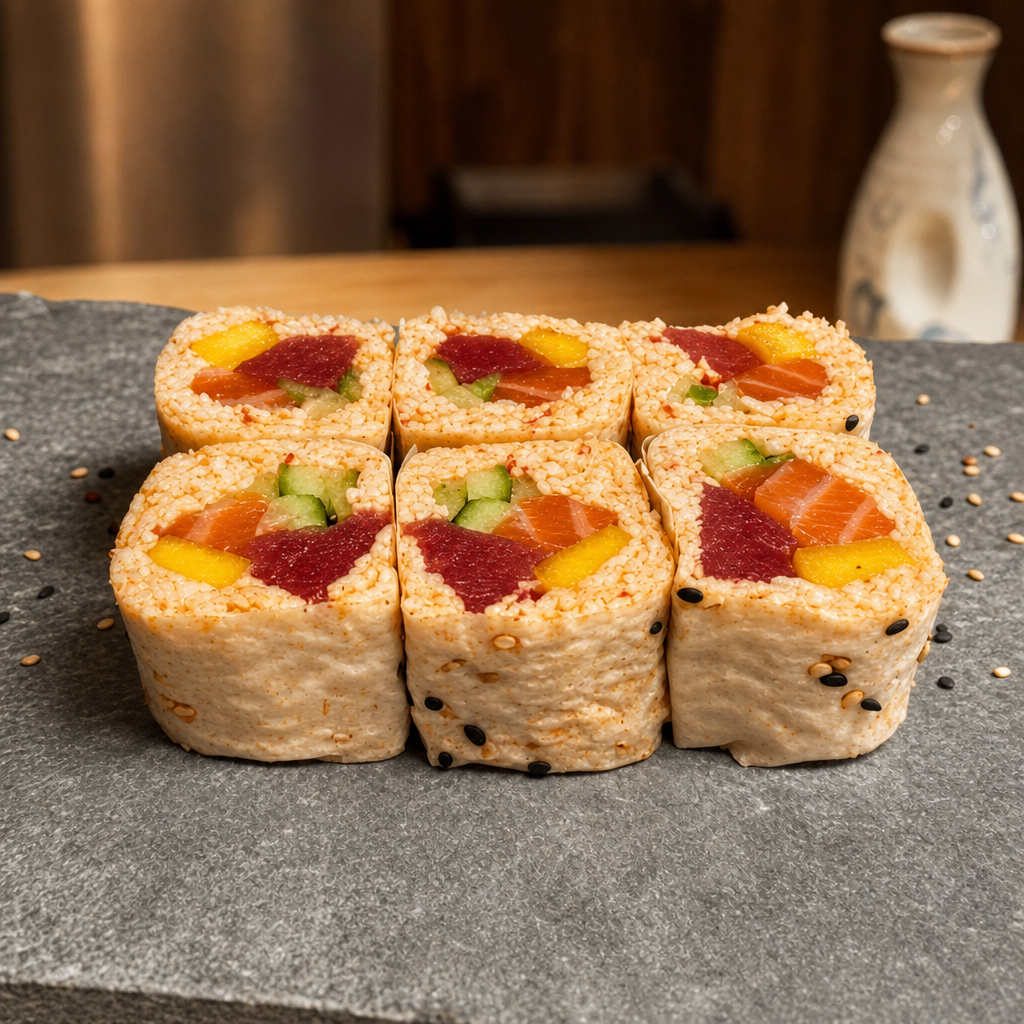 Pink Lady (Soy Paper) Roll.