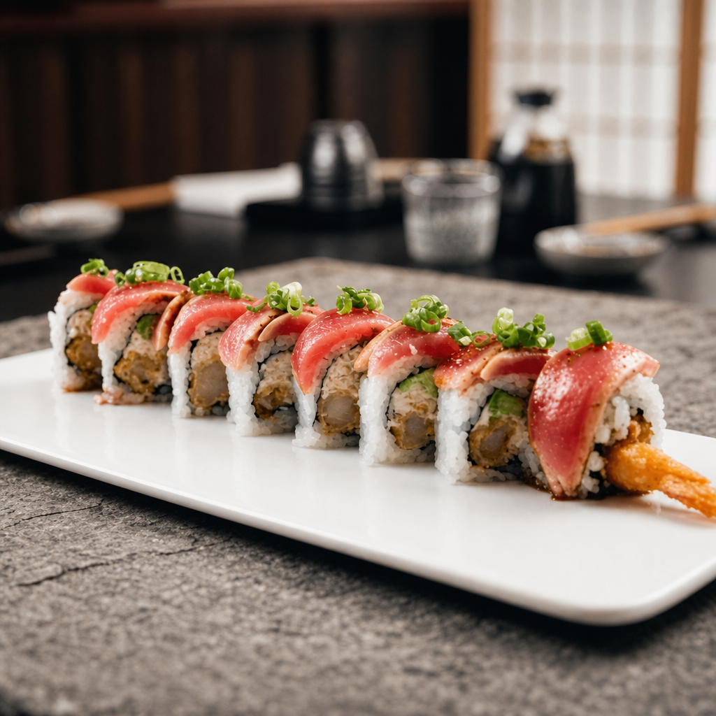 Ahi Tuna Tataki Roll.