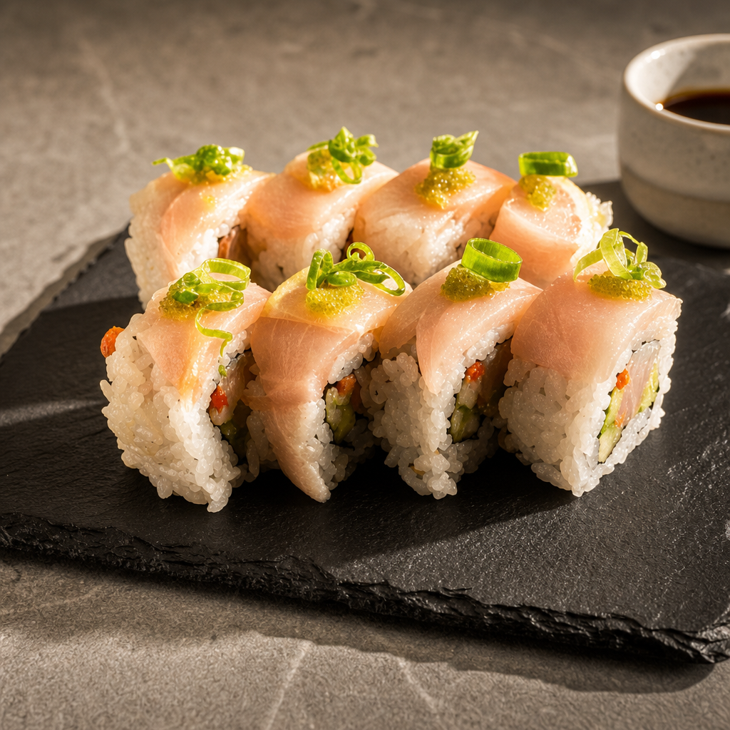Super Hamachi Roll.
