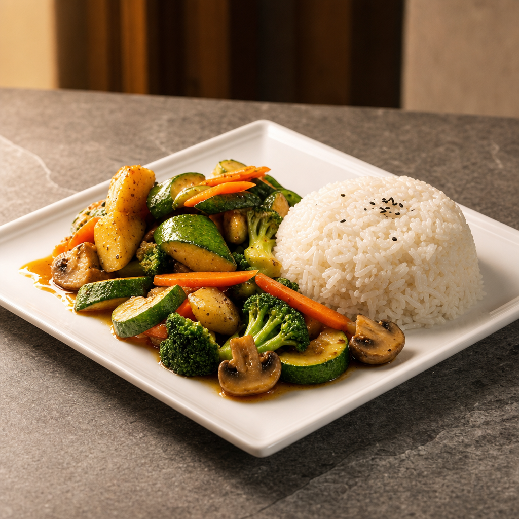 Vegetable Hibachi (Lunch).