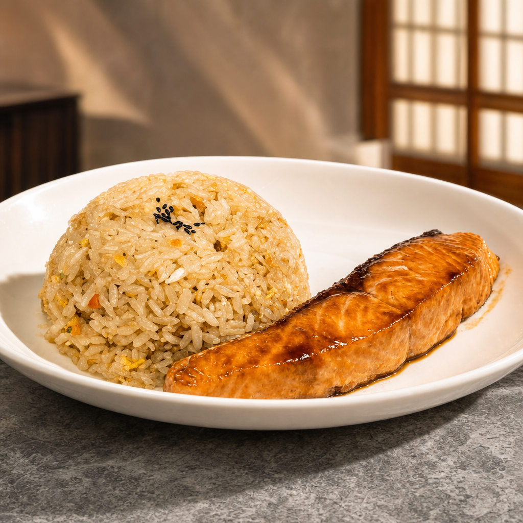 Kid Salmon Hibachi.