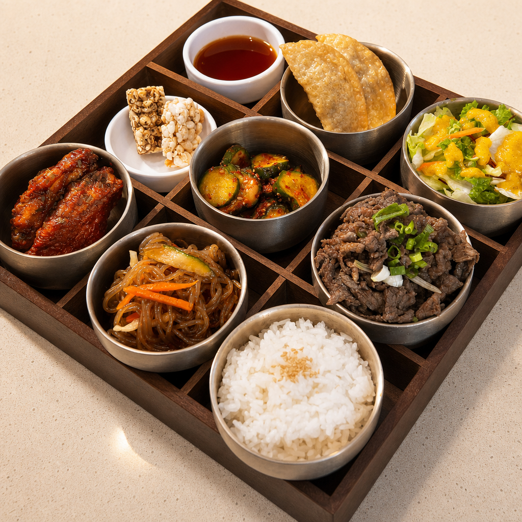 Korean Dinner Box.