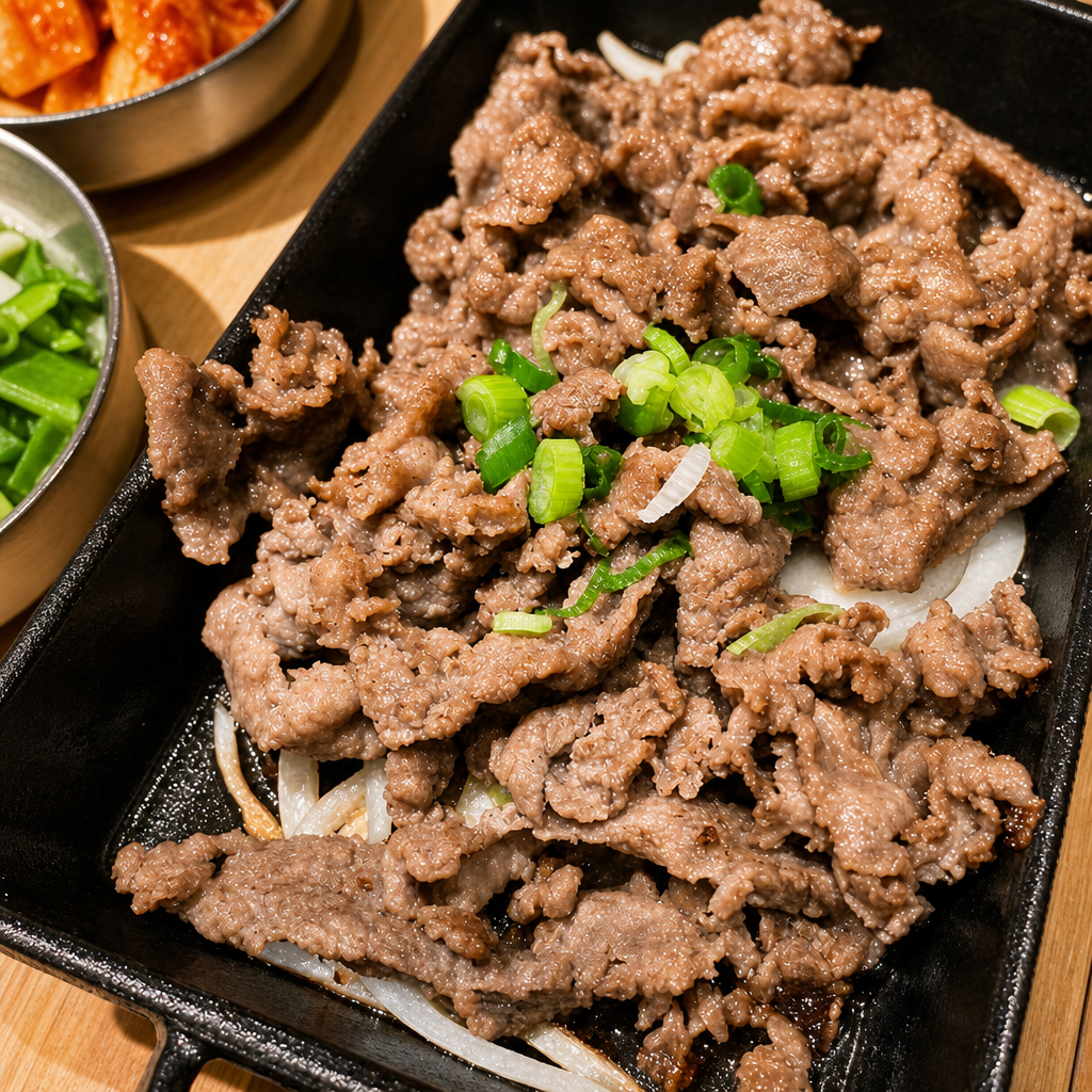 Marinated Beef Bulgogi.