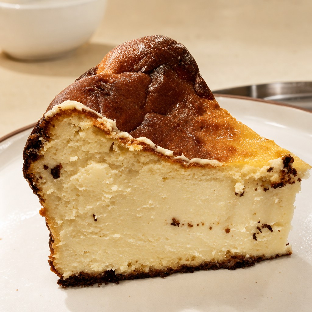 Basque Cheesecake.