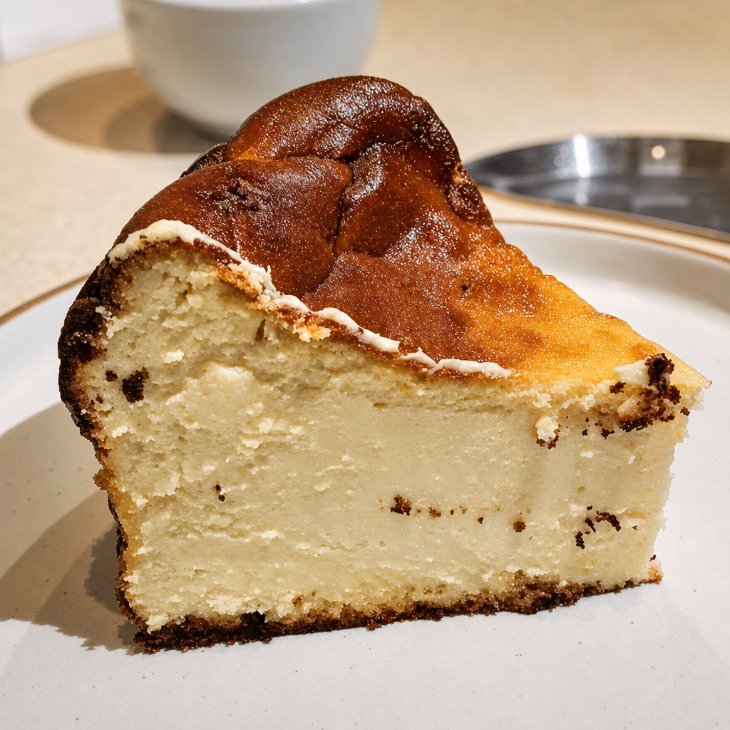 Basque Cheesecake.