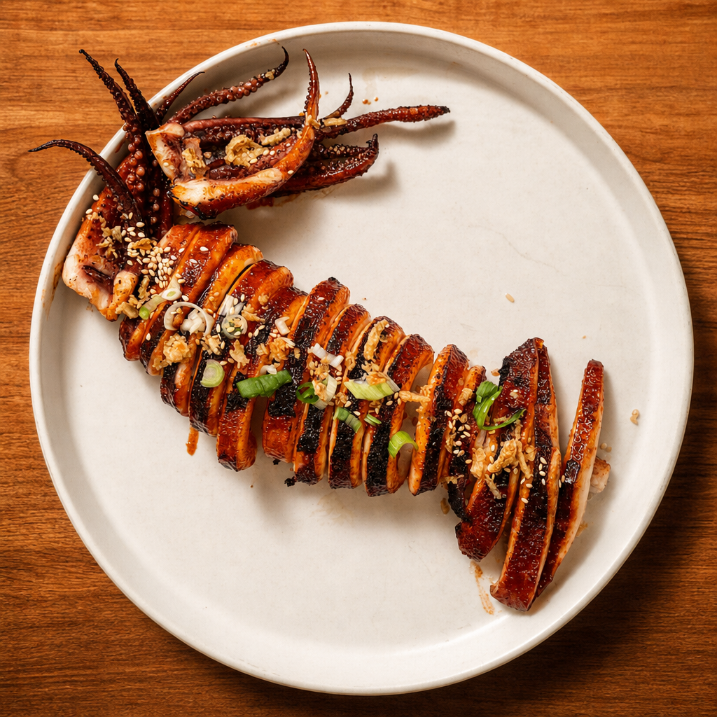 Grilled Squid.