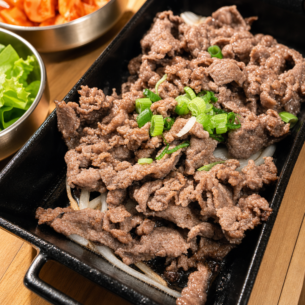 Marinated Beef Bulgogi.
