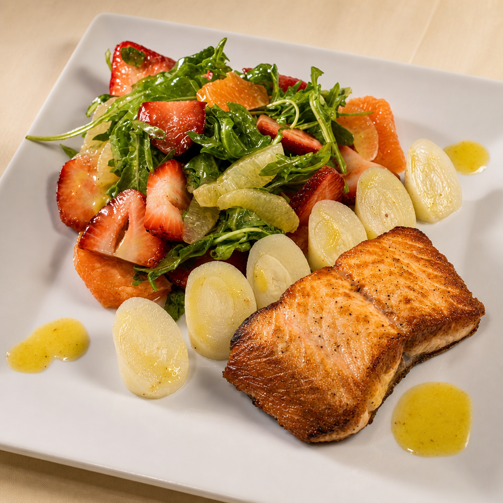 Pan Roasted Skin-On North Atlantic Salmon