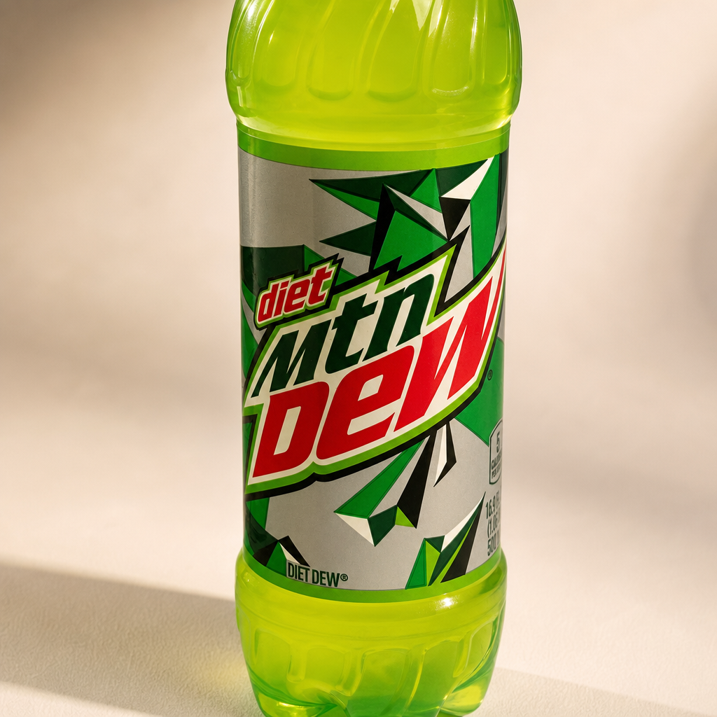 Diet Mt. Dew.