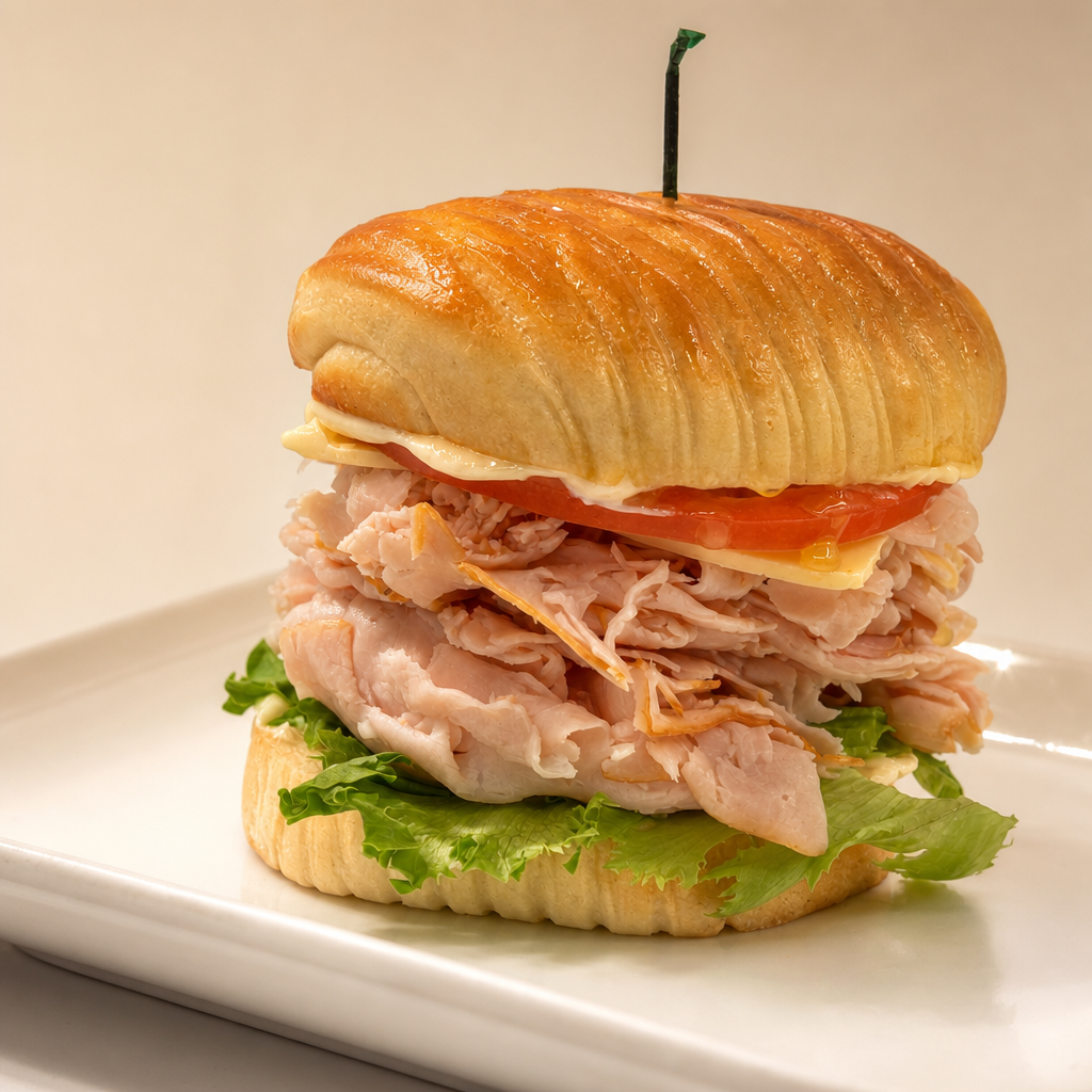 1/2 Stack - Smoked Turkey.