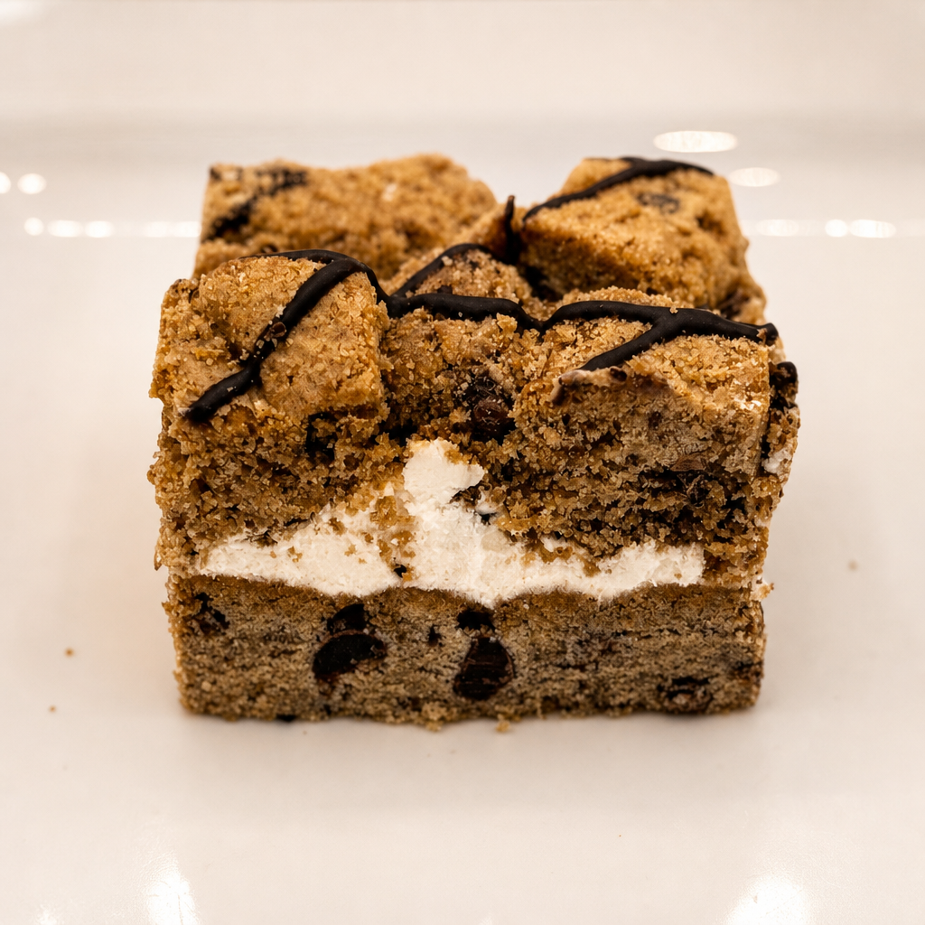 Chocolate Chip Cookie Square.