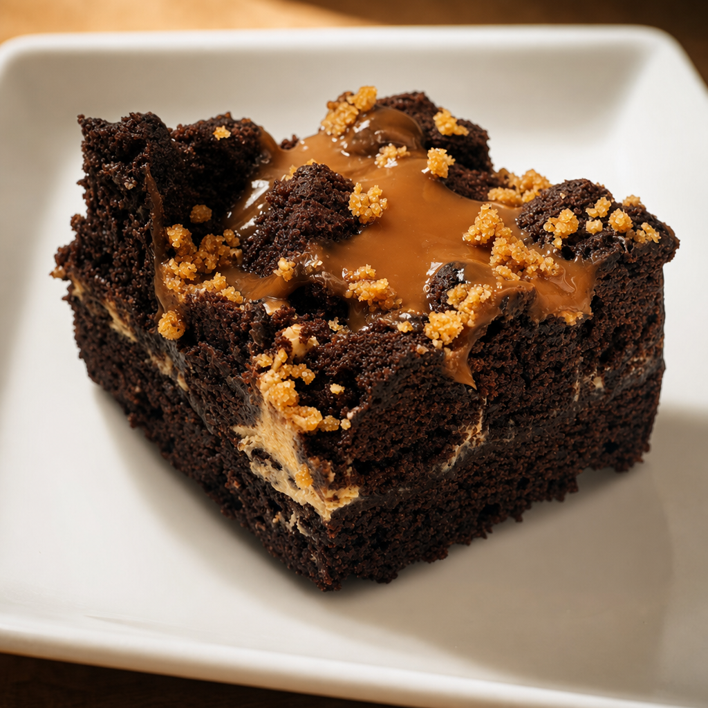 Caramel Brownie Square.