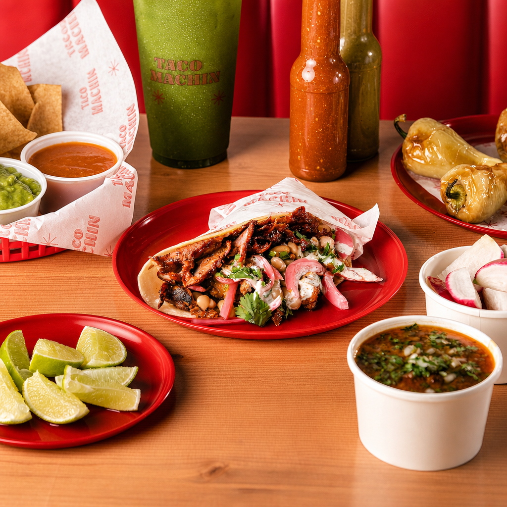 Taco Mexiterranean.