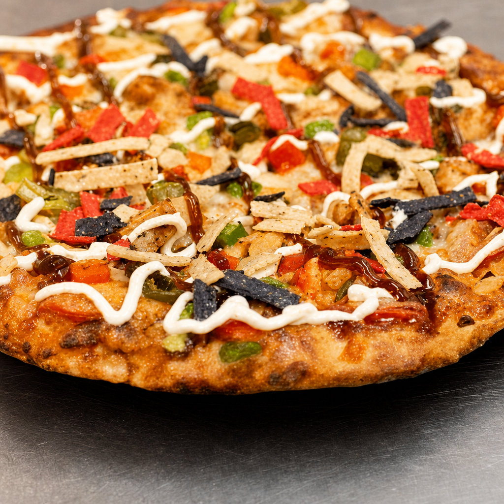 BBQ Chicken Nacho Pizza (18 Inch)