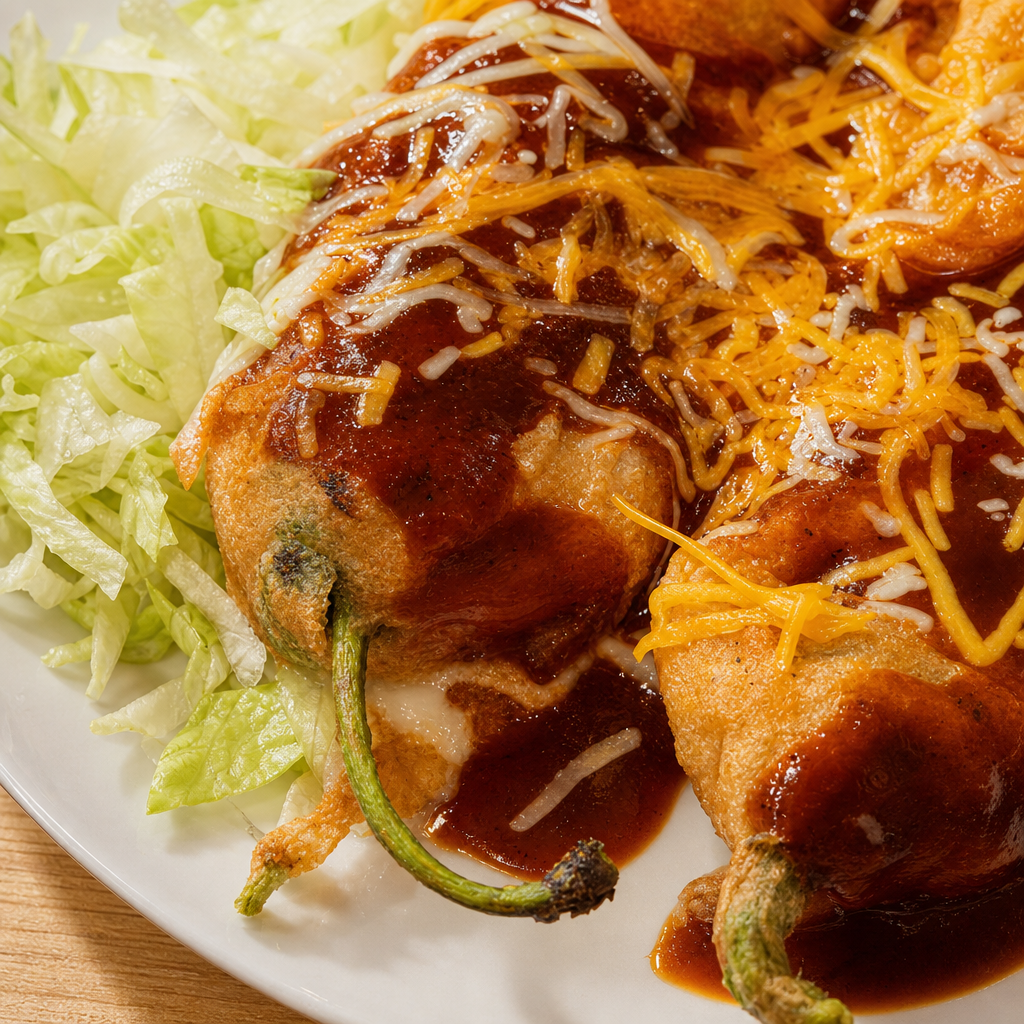 Two Chiles Rellenos