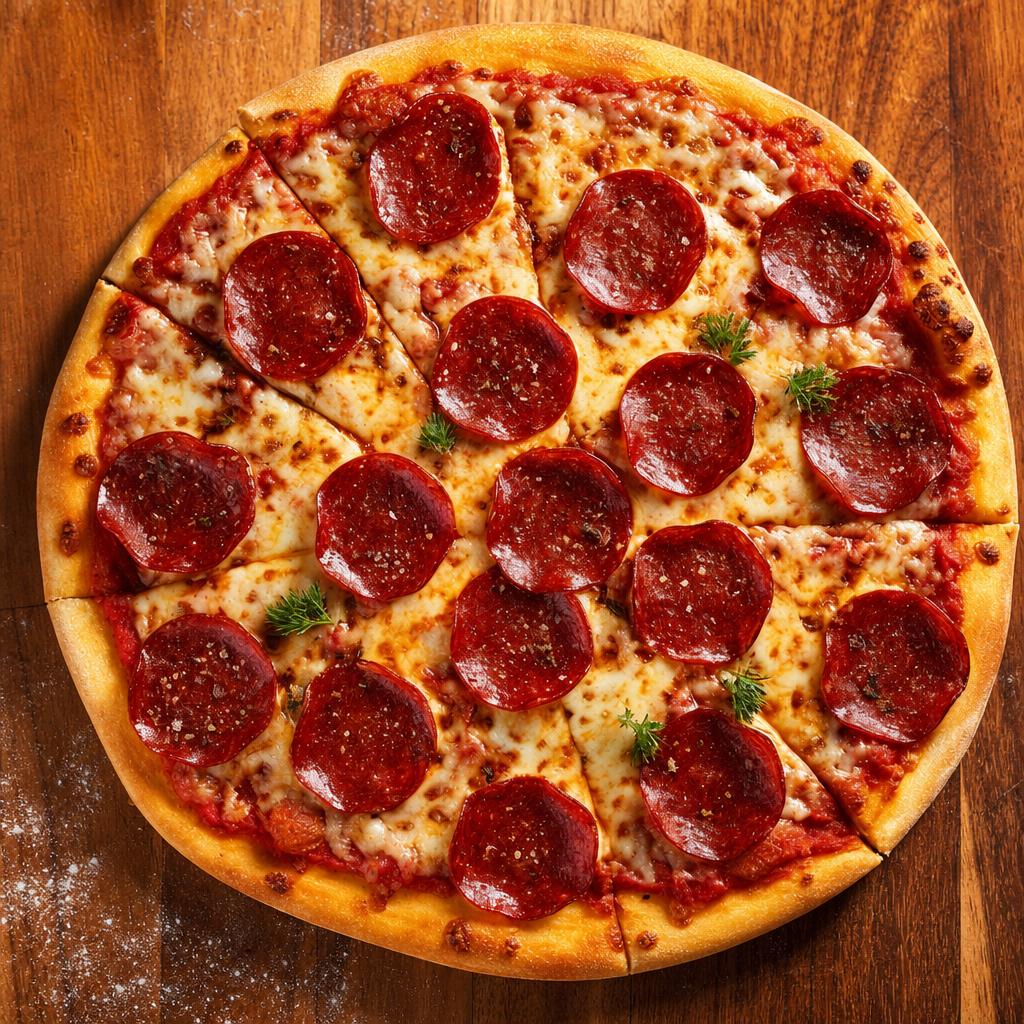14" Jalapeno Pepperoni.