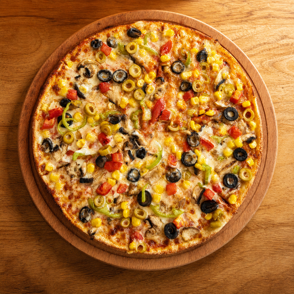 14" Veggie Pizza.
