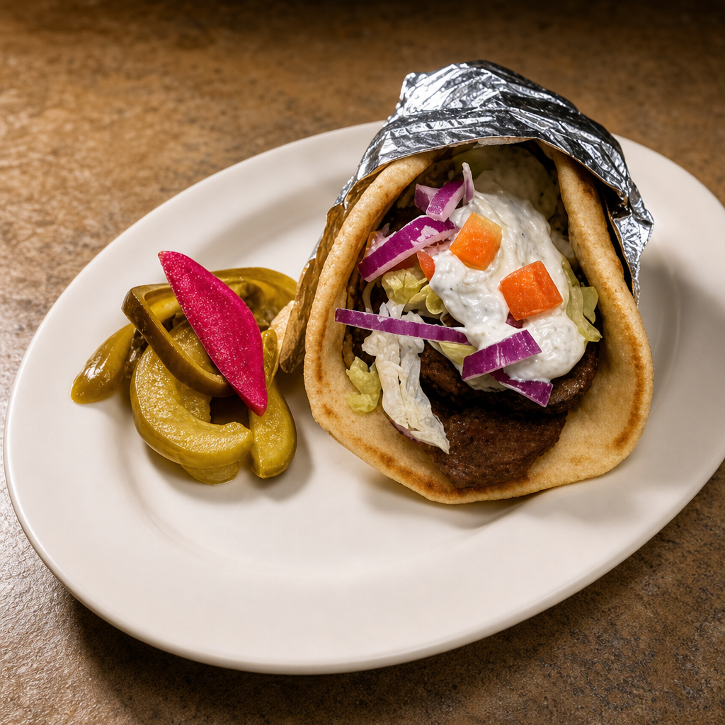 Lamb Gyro Pita Combo