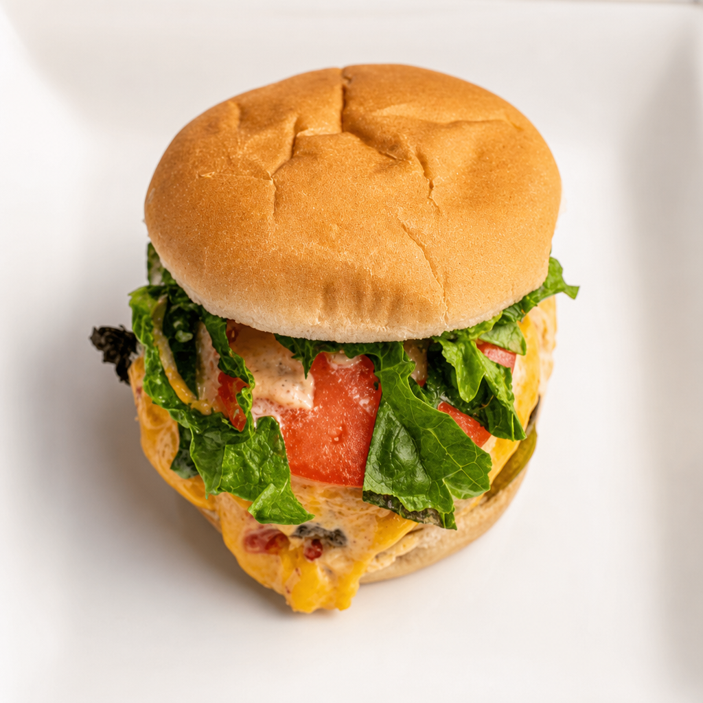 Pimento Burger.