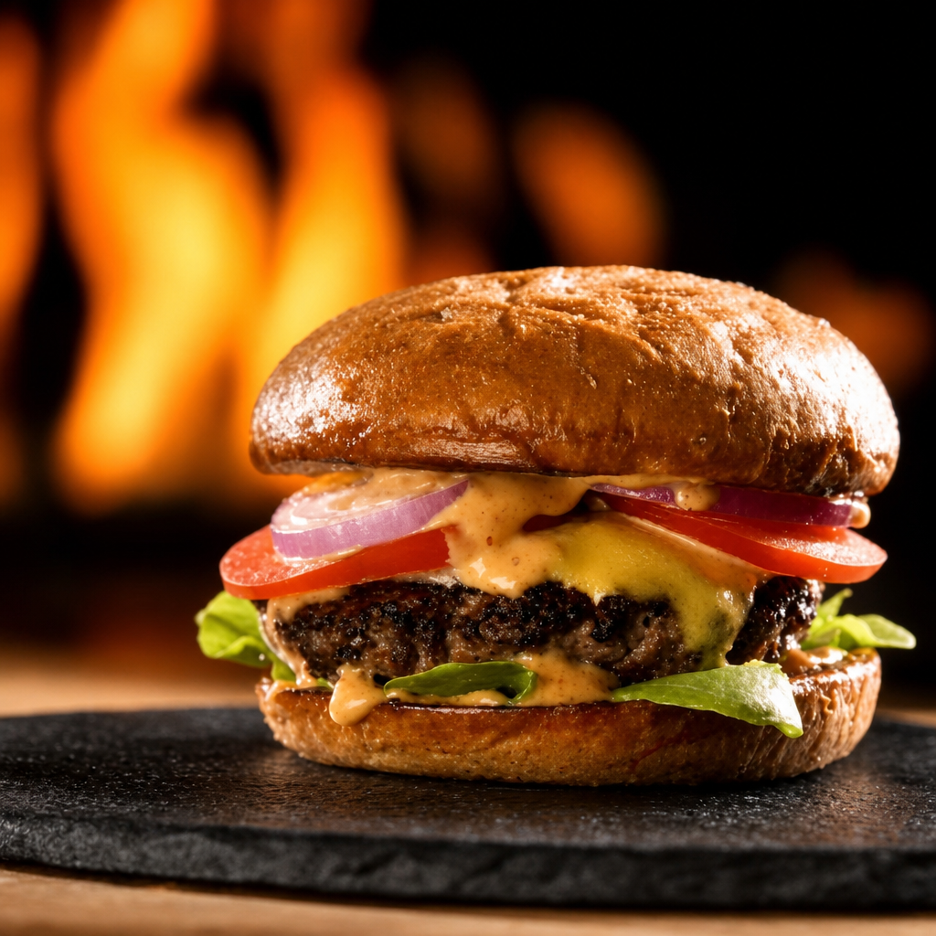 Fire Burger.