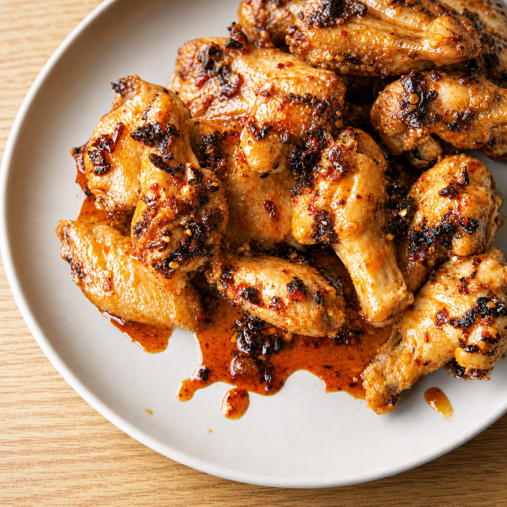Chilli Oil Masala Wings(6)-Halal.