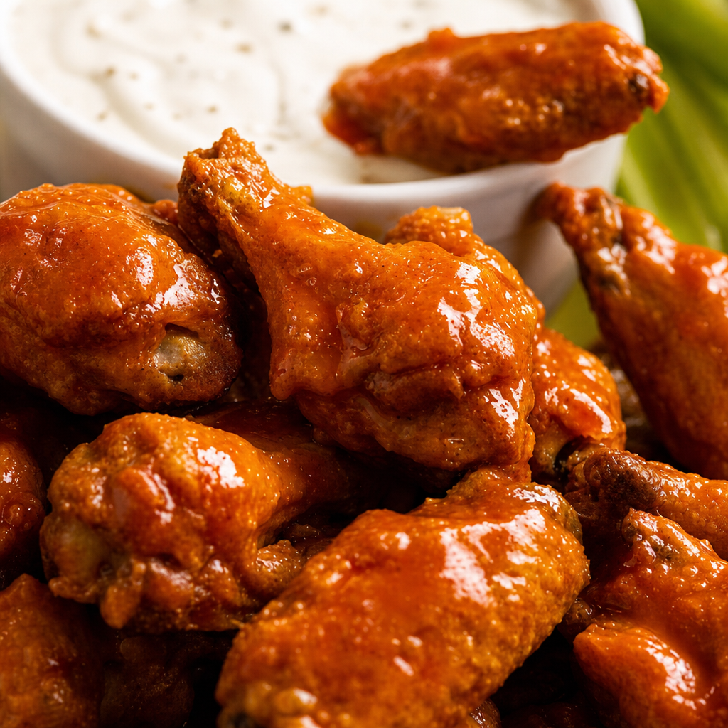Classic Buffalo Wings (6) – Halal.