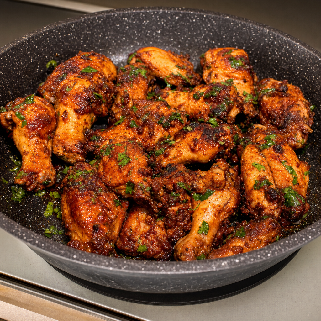 Tomato Basil Wings (6)-Halal.
