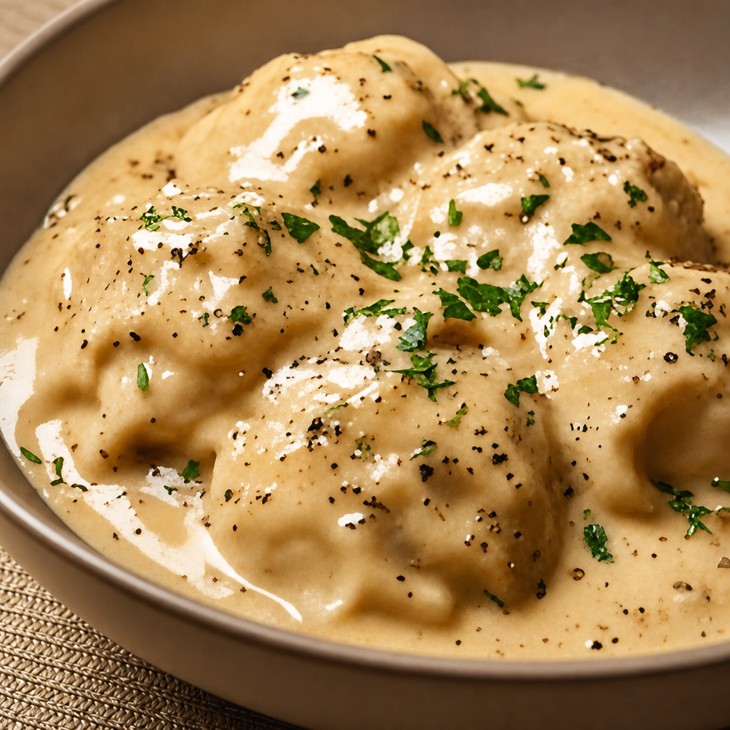 Pork & Garlic Parmesan Dumplings (6).