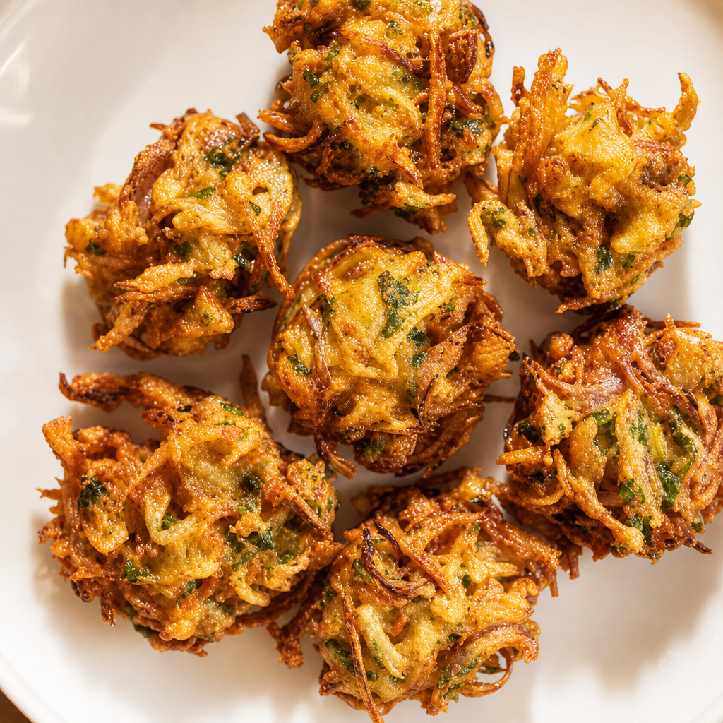 Vegetable Pakora (Vegan, Gluten-Free).
