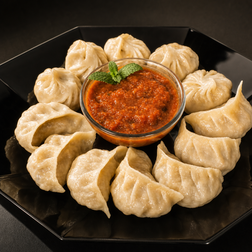  Veg Paneer dumpling Steamed (6) - Non Vegan.